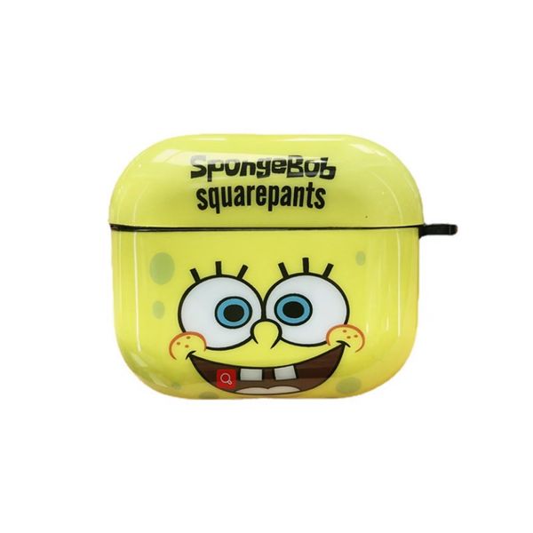 KalaCase SpongeBob Patrick AirPods 3 Case, Airpod Pro Case, Popular Characters, MoE MoE, Cute Case, Wireless Charging Compatible, Protection, Scratch-Resistant, Storage, Portable, Convenient, Lost