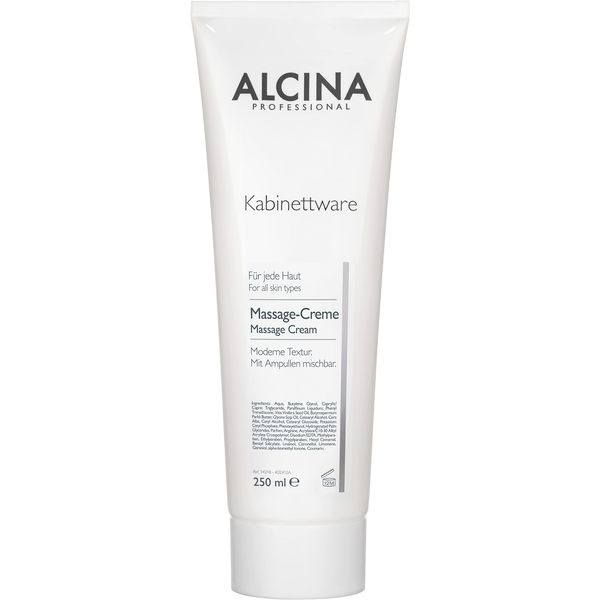 ALCINA Massage Cream – 1 x 250 ml – Any Skin – Customisable with Alcina Active Ingredient Concentrates – Also Suitable for Oily and Combination Skin