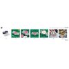 9 Deck Plastic Revolving Playing Card Tray with 3 Slots - Clear