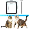 Small Pet Magnetic Flap Screen Door Cat Dog Puppy Lockable Gate Frame for Screen