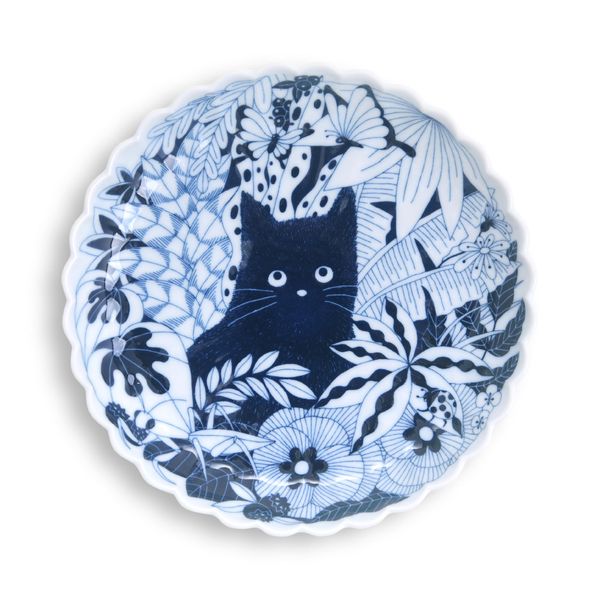natural69 Aruhino Black Cat Serving Plate