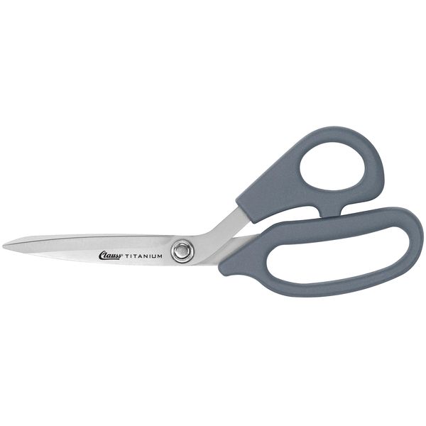 Clauss 18081 8-Inch Titanium Bonded Ultra Flex Bent Shear - Grey
