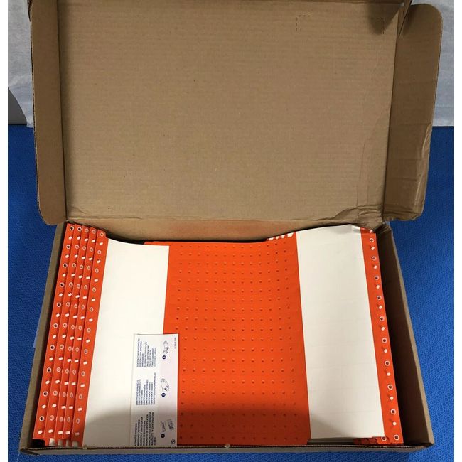 PDC #5040-17-PDM, Adult 5 Line Surface ID Bracelets, Orange, 500/box