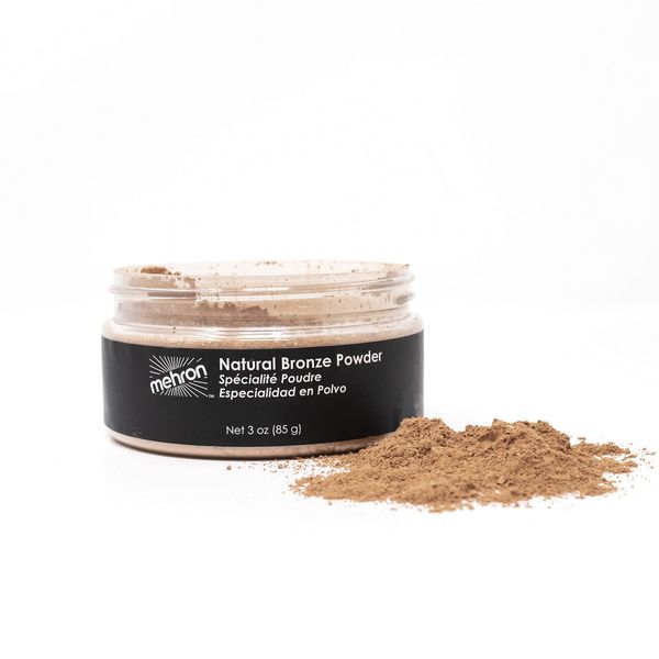 Mehron Makeup Special Effects Powder (2.3 ounce) (Natural Bronze)