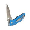 ARIAT G10 Serrated Blade Folding Knife, Blue, 3" Blade (Medium)