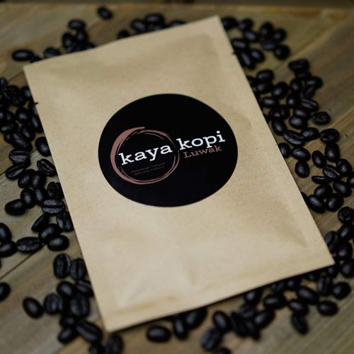 Kaya Kopi Premium Kopi Luwak From Indonesia Wild Palm Civets Arabica Coffee Beans (Dark Roast, 7.05 Ounce (Pack of 1))
