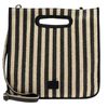 FREDsBRUDER Sommerliebe Square Shopper Black Stripes, Black Stripes