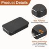 sourcing map 24 Pcs Metal Tin Box Container, Slide Top Tin Containers Empty Rectangular Storage Box Portable Mini Tin Case for Candy Cosmetic Crafts, Black