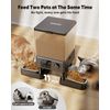 Automatic Cat Feeder for 2 Cats, 20 Cups/5L Automatic Cat Food Dispenser for Sma