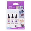 Polyform Sculpey Liquid Metallics 3/Pkg-Pearl, Silver, Gold