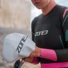 Zone3 Long Hair Swimming Cap One Size, orange