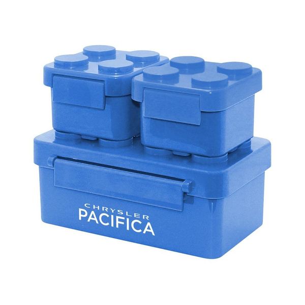 Chrysler Pacifica Building Blocks Stackable Lunch Containers