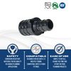 XFITTING Poly Pex B 1/2 Inch x 3/4 Inch Coupling, Poly Barb Crimp Reducing Coupling, 10 Pieces