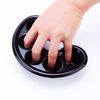 2 Pcs Nail Soaking Hand Bowl Manicure Soak Off Finger Bowl Separate Nail Gel Removal Bowl Nail Art Tips Bowl for Polishing Remover Treatment (Rose Red and Black)