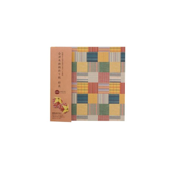 First Print Origami Aizu Cotton Pattern Textile 62-03922-024