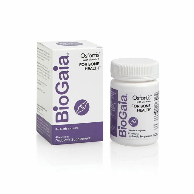 BioGaia Osfortis with vitamin D for Bone Health, GI Wellness, and Immune Balance