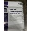 New Project  Source Pro Canvas Drop Cloth 4x15 10oz Washable Covers 60 SQ. FT.