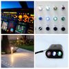 sourcing map E10 Screw Base LED Flashlight Bulbs DC 3V White Light Mini Lamps with Storage Box, 1 Set/5 Pack