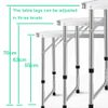 Qimu Lightweight Multifunctional 1.2M Folding Table Foldable Portable Table For Outdoor Picnic Table