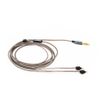 Silver Copper Plated Audio Headphone Cable for Sennheiser IE 40 PROIE40PRO