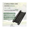 8inch Black Double Action Spring Hinges, Self Closing Door Hinges for Cafe Sa...