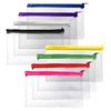 Janrax 8x5 inch Black Zip Clear Exam Pencil Case
