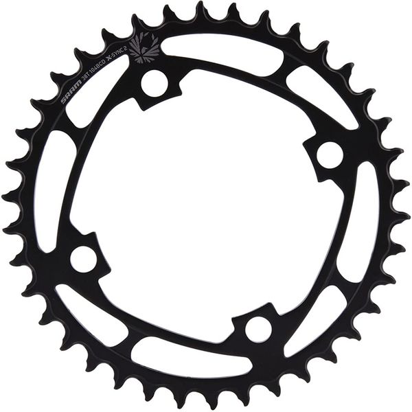 SRAM Europe Unisex - Adult Bicycle Chain Ring-2286482357 Bicycle Chain Ring, Black, 38 Teeth, 104 mm