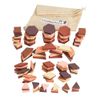 Excellerations Wood Pattern Blocks - 100 Pieces