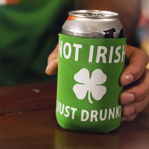 Not Irish, Just Drunk (Green) / Can Cooler - Green / 1