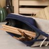 Korean Pen Case, Stylish, High School Students, Blue White, Stationery