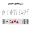 DEWIN Asymmetric Cycle Timer, Multifunctional Delay Relay GRT8-M2 Multifunctional Delay Time Relay with 10 Functions DIN Rail Mount AC 220V