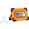 60W LED Solar Rechargeable Work Light Portable Strobe Emergency  Floodlight Camp