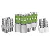 Flexzilla Pro High Flow Coupler & Plug Kit, 1/4" NPT, 14-Piece - A53458FZ
