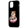 Case for iPhone 12 mini Kawaii Capybara Pool Float Bubble Boba Tea