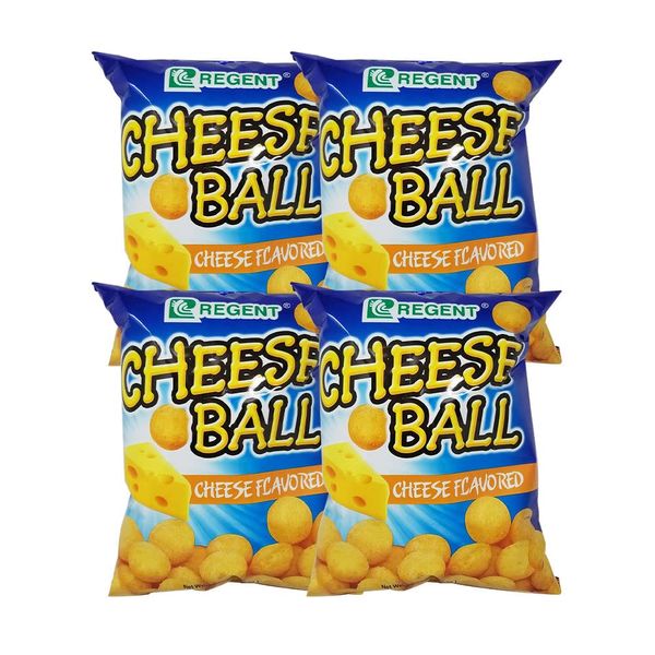 Regent Cheese Ball Chips 2.12 Oz (Pack of 4)