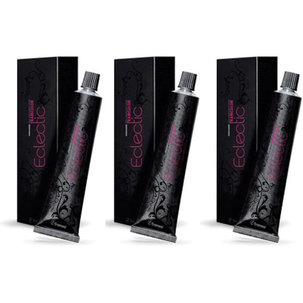 3 Pack Framesi Framcolor Eclectic Care 7RE, Pure Red, 2 oz 7 RE