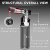 2 Pack Butane Torch Lighter Big Jet Flame Refillable Portable Butane Torch
