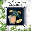 Dragon Crows Dice Tray DnD, Vegan Leather, Gift, Made by LaserTavern (Black/Silver)