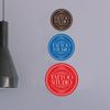 Signs ByLITA Circle Tattoo Studio Sign (Red) - Large