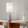 Single-Light Mini Table Lamp Grey Mid-Century Modern