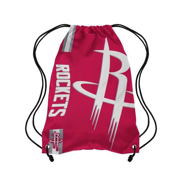 FOCO Houston Rockets NBA Big Logo Drawstring Backpack