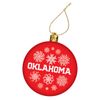 Oklahoma Christmas Ornament Winter Decoration - Hanging Ornament with String