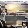 Adjustable Car Sun Visor Sunshade Extension Anti-Glare Extender for Driver Side