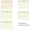 Ritadeshop 5 Year Calendar Planner Blue