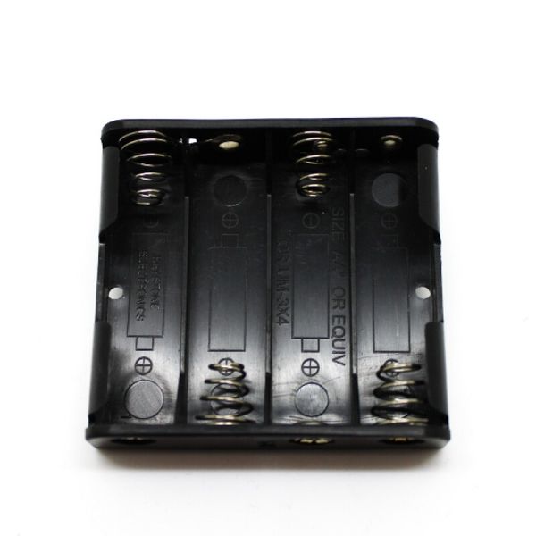 Pack of 5 Keystone Electronics PC Mount 4 Cell AA 6 Volt Battery Holders 2477