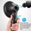 7-Spray Pattern 4.92 In. Wall Mount Handheld Shower Heads 1.8 GPM with Filter Re