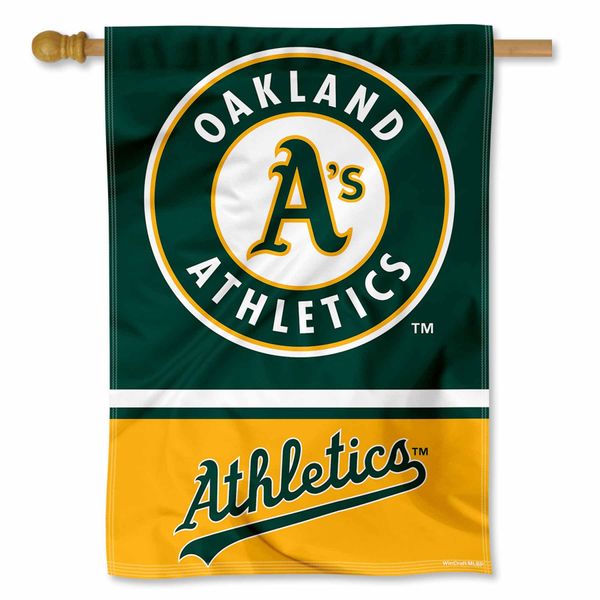 Oakland Athletics Double Sided House Flag