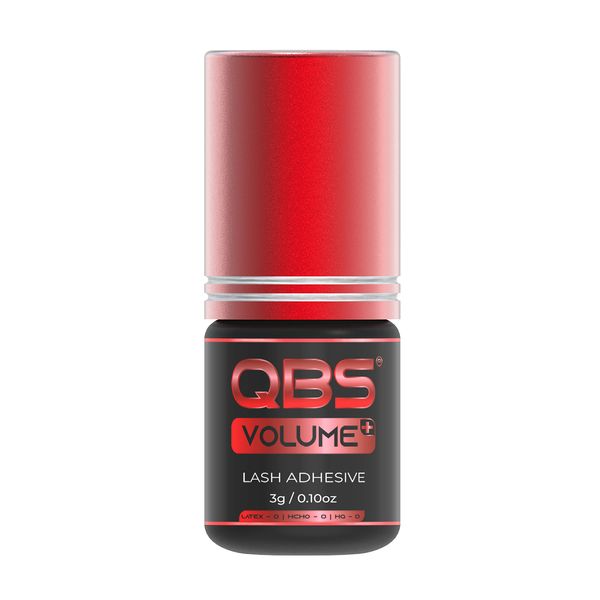 QBS® Volume PLUS Glue for Russian Volume Eyelash Extensions - Lash Adhesive (3g)