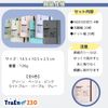 TraEn230 Mini 6 Hole Binder A7 Mini 6 Notepad Refill Refillable Burred Journal M6 Organizer (Gray)