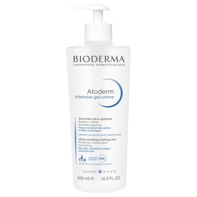 BIODERMA Atoderm Intensive Gel Cream Anti-itch Cream 500ml New Product Directly Delivered Overseas